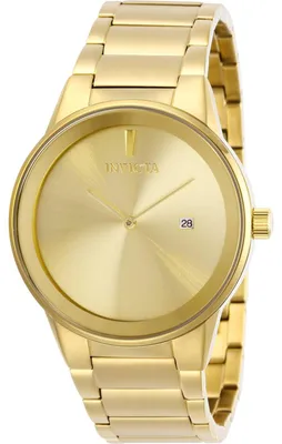 Obrázek produktu pro Invicta Specialty 29471 Pánské Hodinky - Quartz Hnutí - Nerezová Ocel se Zlato Ciferníkem - 40 mm