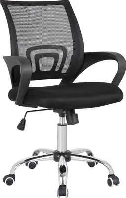 Produktbild von Casa Dolce Bürostuhl KORIAN, schwarz, 46x52x97 cm, drehbar und höhenverstellbar, Stoff & Netz