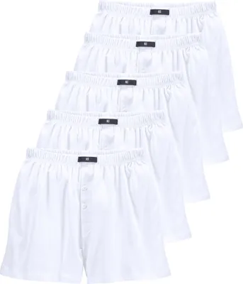 Produktbild von H.I.S. Weiter Boxer 5 er-Pack weiß Größe 5 (M)