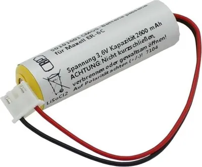 Produktbild von Ersatz Speicherbatterie ersetzt Maxell ER-6C, ER6C / 50101601 F2-40BL F240BL F1 F2 FX FX1 FX2 FX2C F