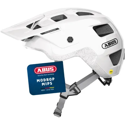 Zdjęcie produktu dla Kask rowerowy Abus MoDrop Mips, kolor alpine white, rozmiar M (54–58 cm) 65022