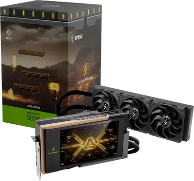 Produktbild von MSI GeForce RTX 5090 32G LIGHTNING Z, Grafikkarte, (DLSS 4, 3x