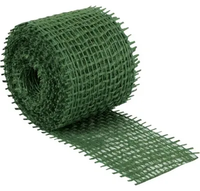 Zdjęcie produktu dla Jutowa taśma dekoracyjna – 3 m x 4 cm – zielona