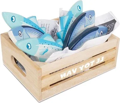 Produktbild von Holzspielküche mit Fischkisten aus Holz