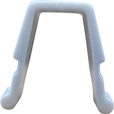 Produktbild von rewagi® 42x Endfeststeller 10 x 12 mm – Weiß – Kunststoff – für Gardinenschienen
