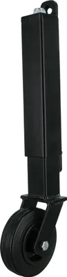 Produktbild von Gefederte Torbockrolle / Torrolle Gummirad Ø100 BLACK Series
