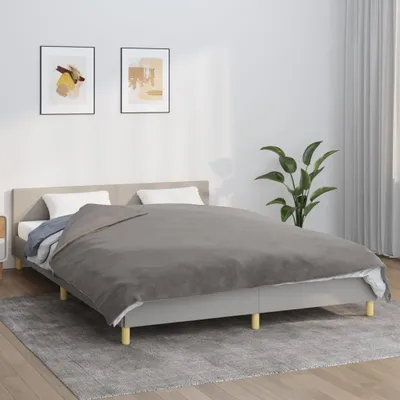 Obrázok produktu pre vidaXL Záťažová deka s poťahom Grey 200x220 cm 13 kg Látka