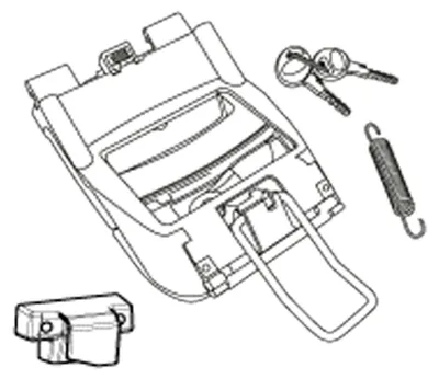 Obrázek produktu pro SHAD Schloss/Verschlusskappe für Topcase SH44