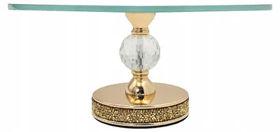 Produktbild von Madex 23333 GOLD Glasplatte 30cm für Kuchen & Obst