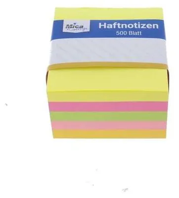 Produktbild von Haftnotizen - 500 Blatt - bunt