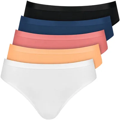 Produktbild von Nur Die 5er Pack Mini Slip Mehrfarbig aus Baumwolle Stretch Unterwäsche Unterhos