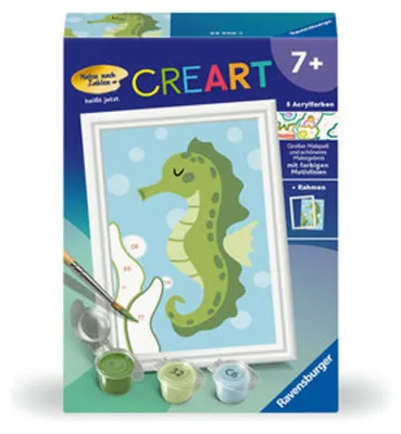 Obrázek produktu pro Ravensburger Malování podle čísel CREART série F Veselý mořský koník 23950