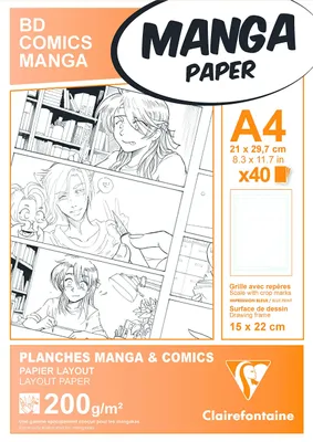 Produktbild von Clairefontaine 94047C, Kunstpapier, 200 g/m², 40 Blätter