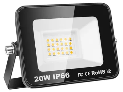 LED Flutlicht 20W 2000LM 3000K IP66 für Außen