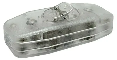 Produktbild von Schnur-Zwischenschalter Transparent, mit Zugentlastung echten 2-polig, 6 A 250 V