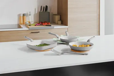 Produktbild von Balance Grillpfanne, 24 cm, 1,8 L, Moonmist, Recyceltes Aluminium - BergHOFF | Leo Line