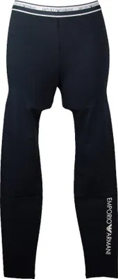 Zdjęcie produktu dla EMPORIO ARMANI Damska spodnie legginsy długie, elastyczne, bawełniane, sportowe, z widocznym gumowym paskiem, nr art. 164568 4R227 Legginsy, M - IT III / CN 165 / 70A / BR M / MX M, 95% bawełna, 5% Elasthan