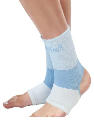 Imagen del producto de INF Tobilleras deportivas Pack de 2 — Compresión transpirable para running y fitness cian M