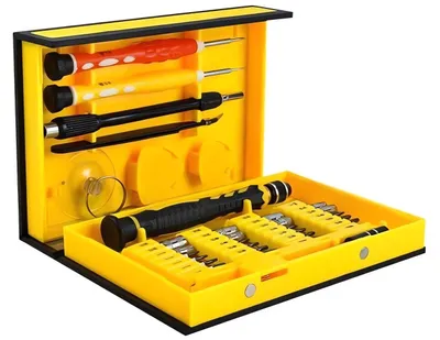 Image de ISO 5760 Kit d'outils de réparation pour téléphone portable 38 pièces