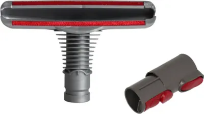 Produktbild von Trade-Shop 2in1 Set: Matratzendüse/Polsterdüse + Zwischen-Adapter kompatibel mit Dyson DC05 DC07 DC08 DC14 DC19 DC19T2 DC20 DC21 DC22 DC23 DC23T2 DC25
