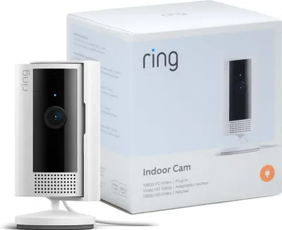 Produktbild von Ring Innenkamera (Indoor Camera 2. Gen.) | Überwachungskamera für den Innenbereich | 1080p-HD-Video, Privatsphäre-Sichtschutz, WLAN, ideal für Haustiere | Mini Sicherheitskamera zur Selbstinstallation