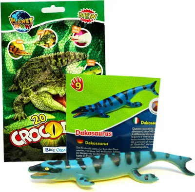 Produktbild von Blue Ocean Crocodiles Sammelfiguren 2025 - Planet Wow - Figur 9. Dakosaurus