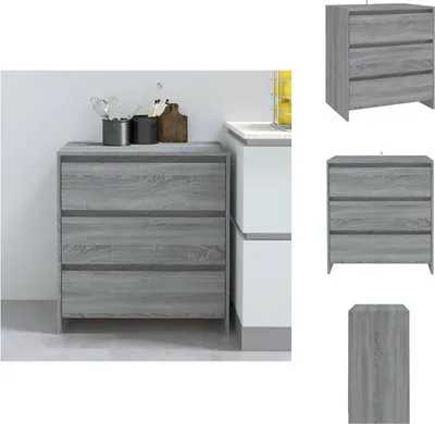 Image de vidaXL Sideboard Gris Sonoma 70x41x75 cm Bois composite - Sideboards