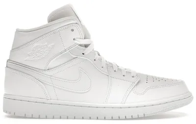 Produktbild von Jordan 1 Mid Triple White (2019) - EU 45