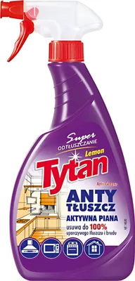 Zdjęcie produktu dla Tytan Anty-Tłuszcz Aktywna Piana Spray Usuwa Uporczywy Tłuszcz 500 Ml