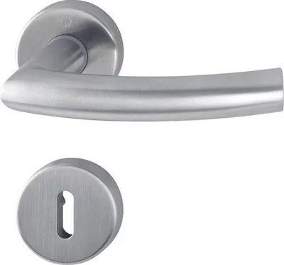 Image de Poignée Trondheim Inox Mat Design Moderne, Durabilité Inox - Hoppe