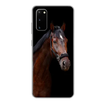 Produktbild von MuchoWow® Handyhülle Schutzhülle Hülle für Samsung Galaxy S20 Pferd - Tiere - Braun Silikon Softcase Handy Hülle - Bild