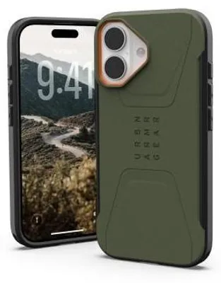 Image de UAG Civilian Magsafe,Olive/Orange - iPhone 17