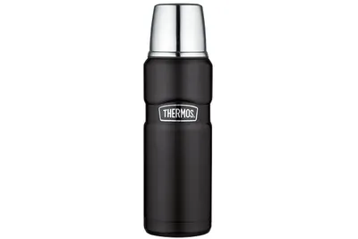 Obrázok produktu pre Vákuová banka Thermos King 470 ml čierna matná