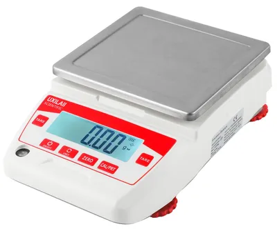 Präzisionswaage 3200 g / 0,01 g, Edelstahl, Laborwaage digital