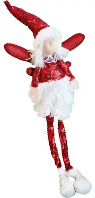 Produktbild von eCa ASN01 Weihnachtsdekoration Engel 50 cm rot