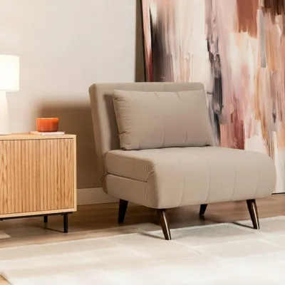 Produktbild von Bronx71 Schlafsessel Hanna Samt taupe