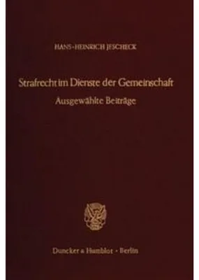 Produktbild von Jescheck, H: Strafrecht