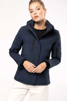 Produktbild von Kariban Damenparka Softshell wattiert mit Kapuze