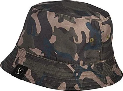 Produktbild von Fox Khaki/Camo reverse bucket hat - Hut für Karpfenangler
