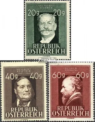 Produktbild von Briefmarken Österreich 1948 Mi 855-857 (kompl.Ausg.) gestempelt Persönlichkeiten
