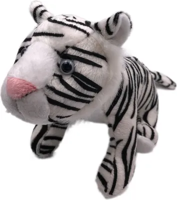 Immagine prodotto di Onwomania peluche in tessuto animale tigre bianco seduto grande gatto 23 cm