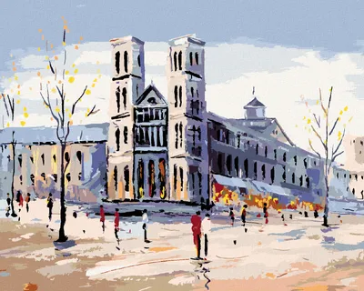Produktbild von Zuty - Malen nach Zahlen - NOTRE-DAME IN PARIS, 40x50 cm, mit Keilrahmen (bereits gespannt)