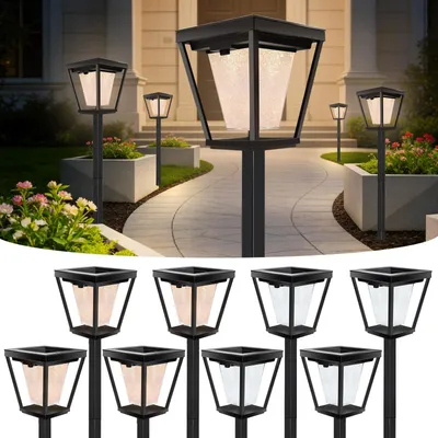Productafbeelding van 8 solarlampen voor buiten, grondpen, padverlichting