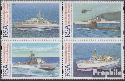 Produktbild von Briefmarken Südafrika 1997 Mi 1043-1046 Viererblock (kompl.Ausg.) postfrisch Seestreitkräfte
