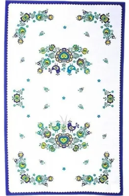 Zdjęcie produktu dla Ściereczka Folklor niebieska 72x44 cm 1 szt.