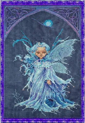 Produktbild von Nimue Kreuzstichkarte "Elfée de l'Hiver", 41G