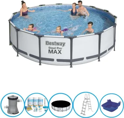 Zdjęcie produktu dla Basen Bestway Steel Pro MAX - z akcesoriami - 427x107 cm