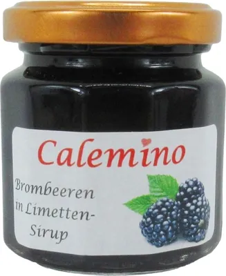 Produktbild von Brombeeren in Limetten-Sirup 125g