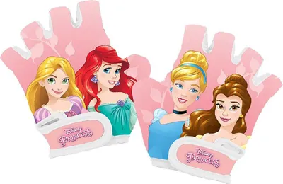 Produktbild von Tataway Disney Princess Fahrradhandschuhe für Mädchen mit verstärkter Handfläche und Klettverschluss. Größe XS (4–8 Jahre)