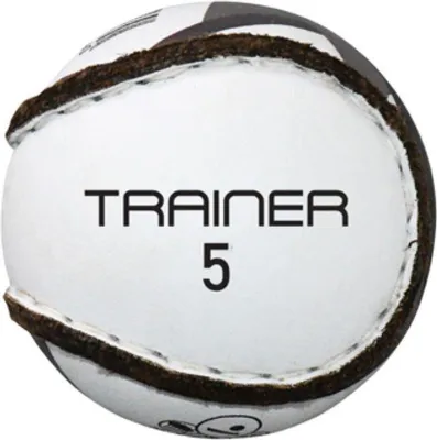 Produktbild von Murphys - Training-Ball for Sliotar für Kinder Hurling RD1993 (4) (Weiß/Schwarz)